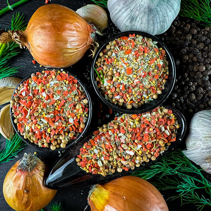 Garšvielu maisījums kraukšķīgai vistiņai ar zeltainu garoziņu