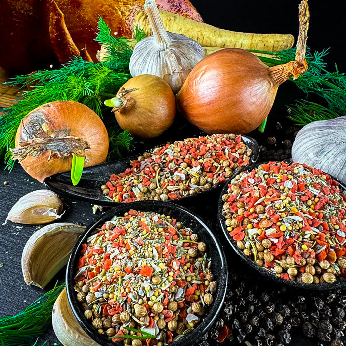 Garšvielu maisījums kraukšķīgai vistiņai ar zeltainu garoziņu