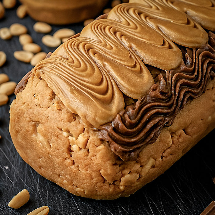 Riekstu-karameļu rulete ar iebiezināto krēmu