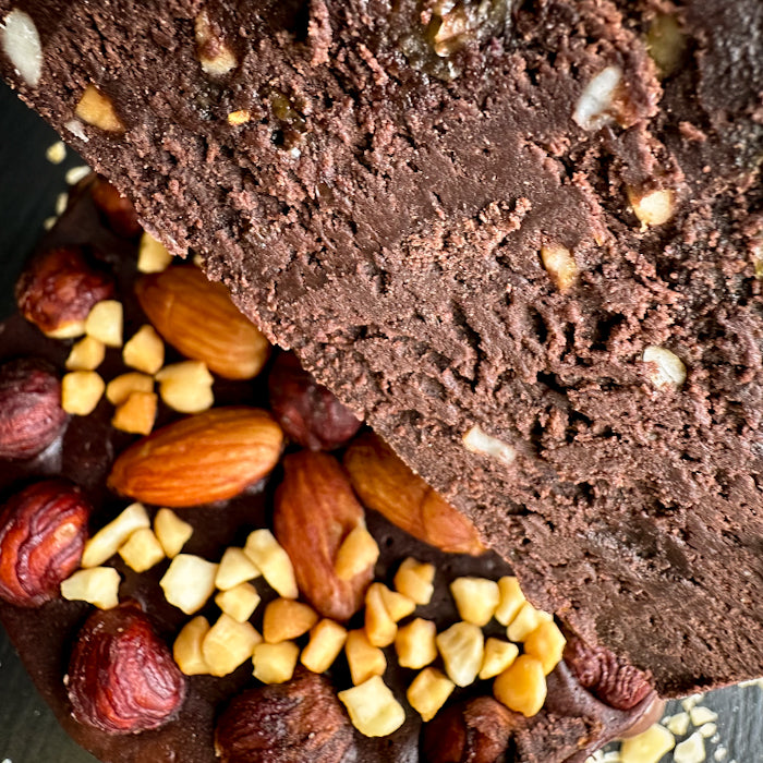 Mini-tortīte no Samarkandas halvas - maiga šokolāde