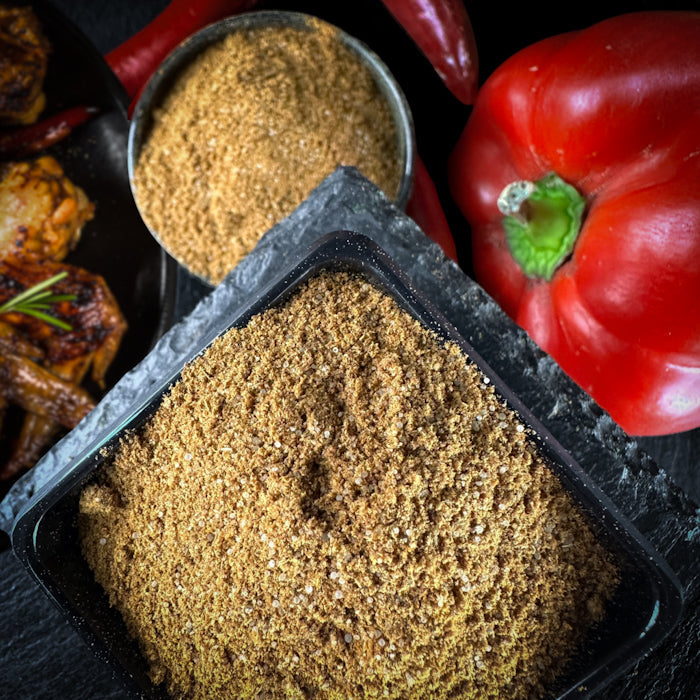 Garšvielu maisījums kraukšķīgiem un pikantiem vistas spārniņiem