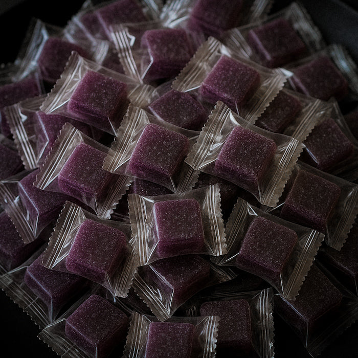 Vīnogu košļājamās konfektes