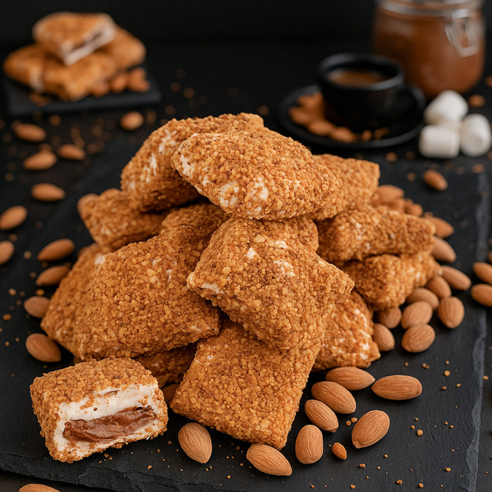 Lukuma spilventiņš ar mandelēm un "nutellu"