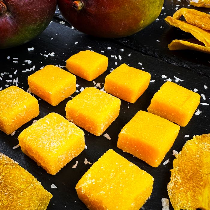 Mango košļājamās konfektes