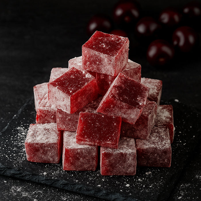 Saldo ķiršu lukums kubiņos