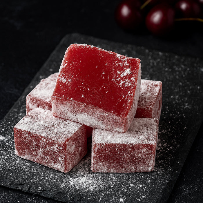 Saldo ķiršu lukums kubiņos