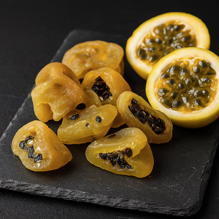 Vjetnamas dzeltenā marakuja ar cukuru