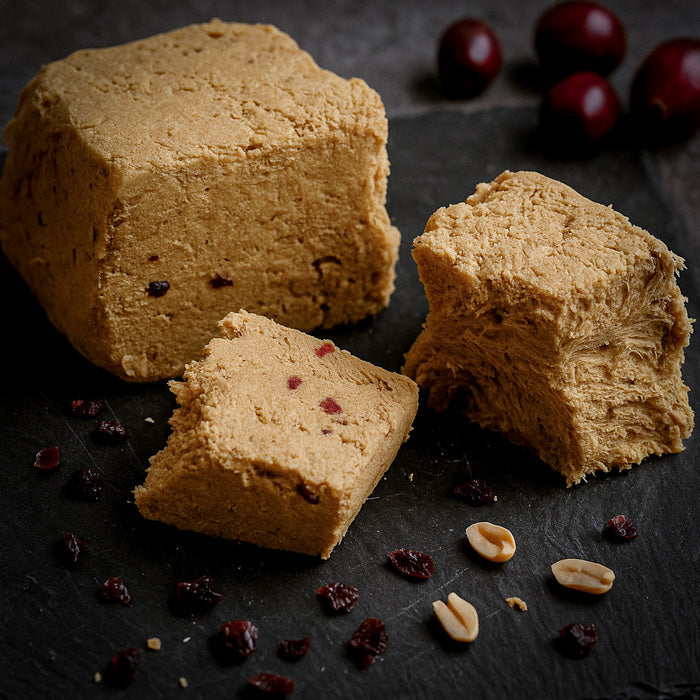 Halva - zemesriekstu ar dzērvenēm